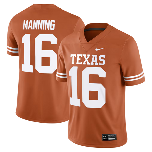 Arch Manning Texas Longhorns Nike Home Game Football Jersey - Texas Orange
